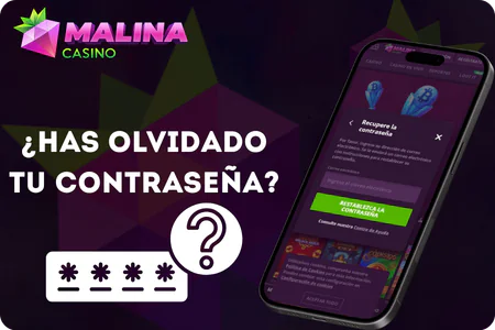 Formulario de recuperacion de contrasena en plataforma de juego